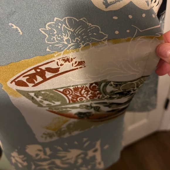 Aris A Silk Asian Kimono Inspired Jacket - Picture 7 of 14